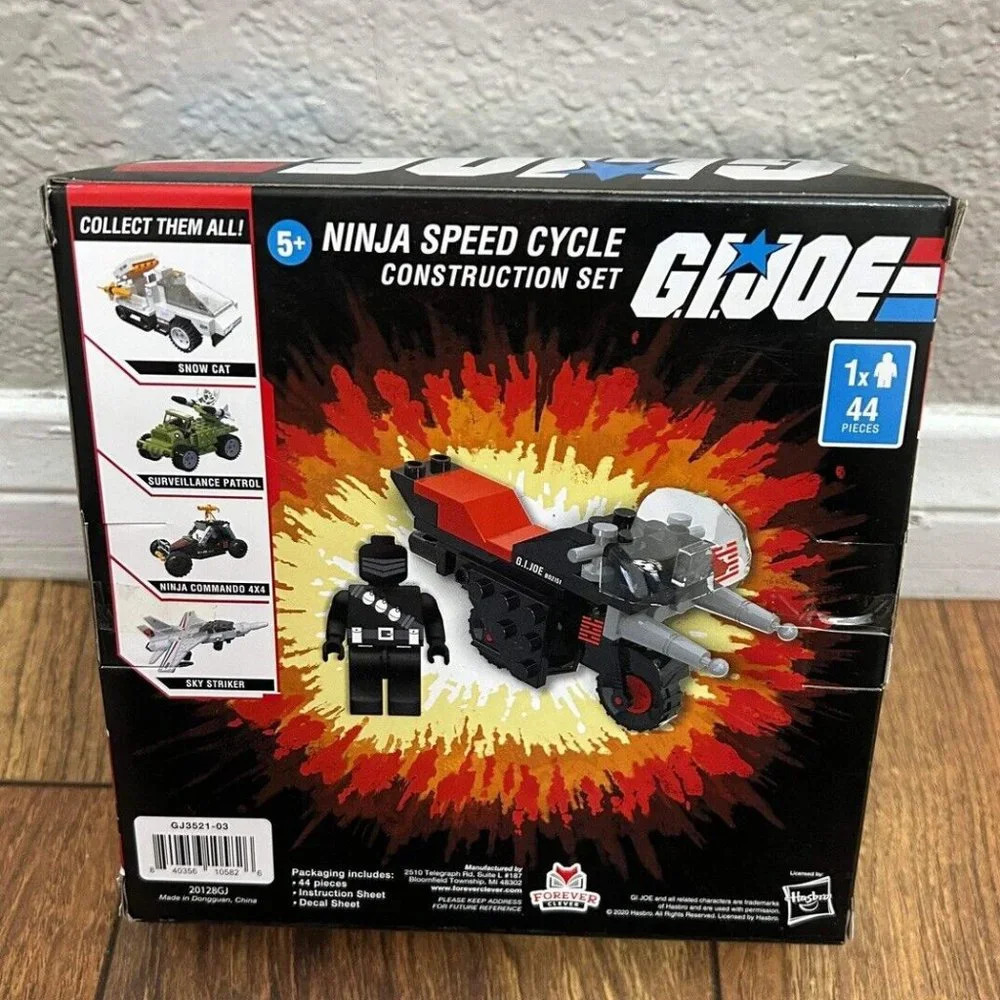 NEW Hasbro GI Joe Construction Sets Ninja Speed Striker + Mini Figure 44pcs - Picture 2 of 2